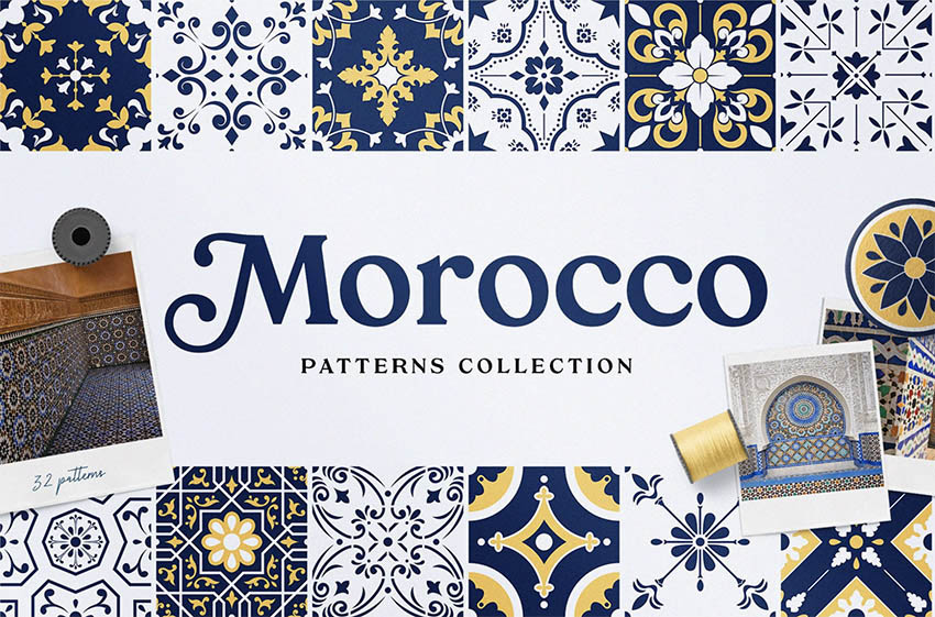 Moroccan Patterns and Ornaments Best Digital Scrapbook